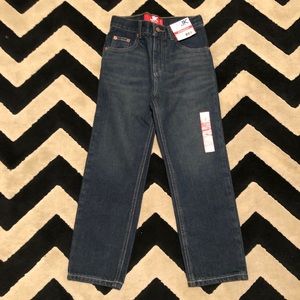 JK Indigo Adj Waist 6 Regular Jeans Straight NWT